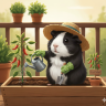The gardening Guinea Pig