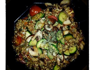 Marokkanische Hirse-Gemüse-Pfanne