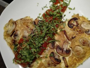 Omelette con Salsa