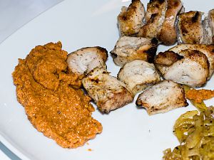 171105_Hähnchenspieße_mit_Wallnuss_Paprika_Soße_20