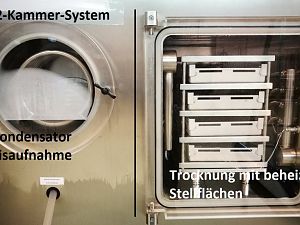 Gefriertrockner im 2-Kammer-System