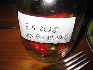 eingelegte Jalapenos, köstlich mmm