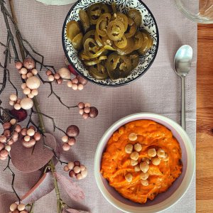 Jalapeños & Kichererbsen-Rocoto-Creme