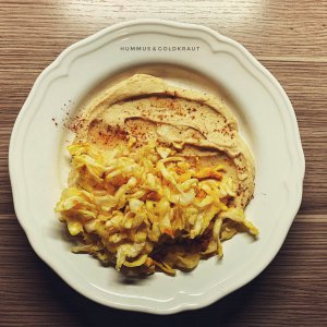 Hummus & Goldkraut