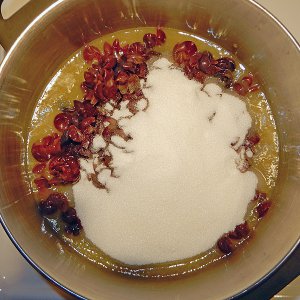 Traubemarmelade Mischung