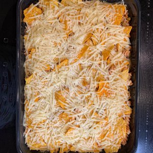 Nacho-Nudel-Auflauf