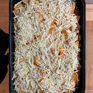 Nacho-Nudel-Auflauf