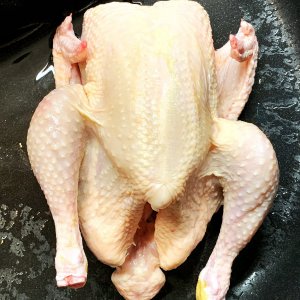 Da hab ich jetzt ein Huhn, und endlich was zu tun.