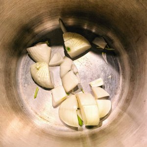 Zwiebelschnittflächen bräunen