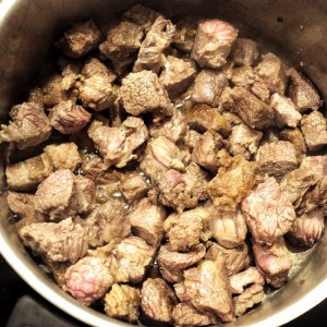 Ochsenbrust-Gulasch