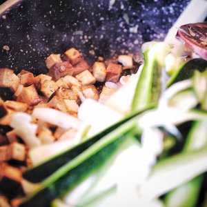 Zucchini-Pfanne