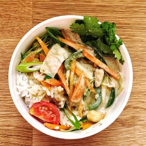 Grünes Reste-Curry