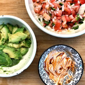 Zutaten für Süßkartoffel-Tortillas