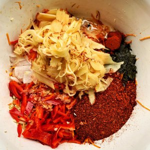 Kimchi-Zutaten