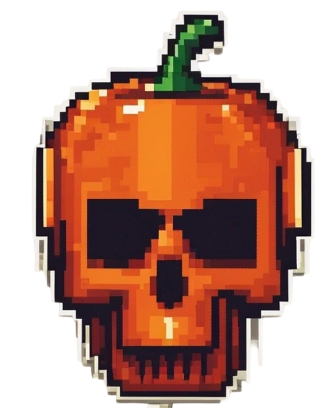 A Habanero Pepper Skull