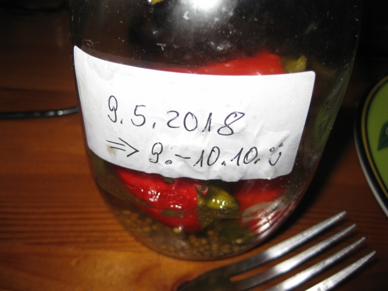 eingelegte Jalapenos, köstlich mmm
