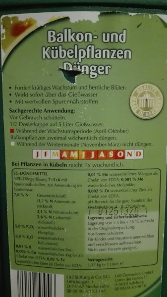 Flüssigdünger Lidl