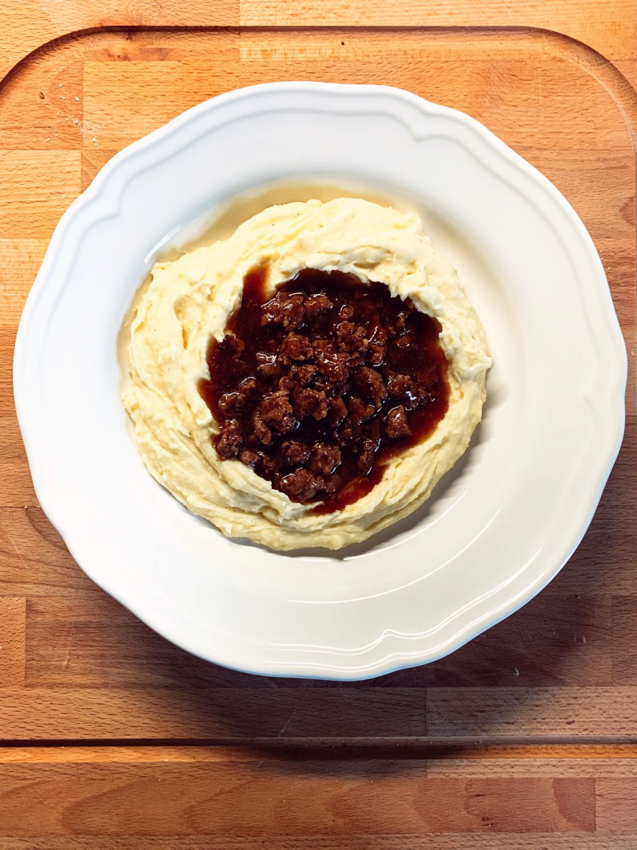 Kartoffelbrei & Hackfleischsoße